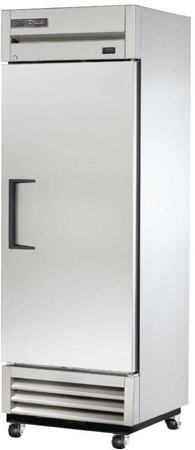 True Residential T19fhc 27 Inch Reach In Solid Door Swing Commercial Freezer With 19 0 Cu Ft Capacity Adjustable Wire Shelves Self Closing Door Door Lock Automatic Defrost And Nsf Ansi Standard 7 Compliant