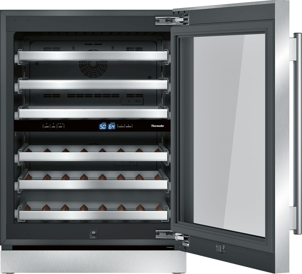 Thermador T24UW910RS 24 Inch Under Counter Wine Reserve with Glass Door