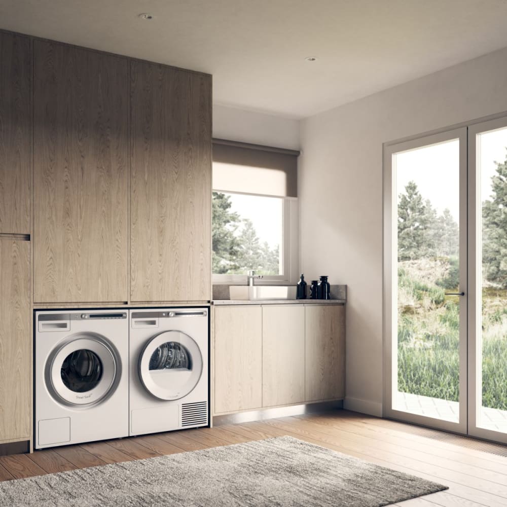 Asko washer and dryer combo top