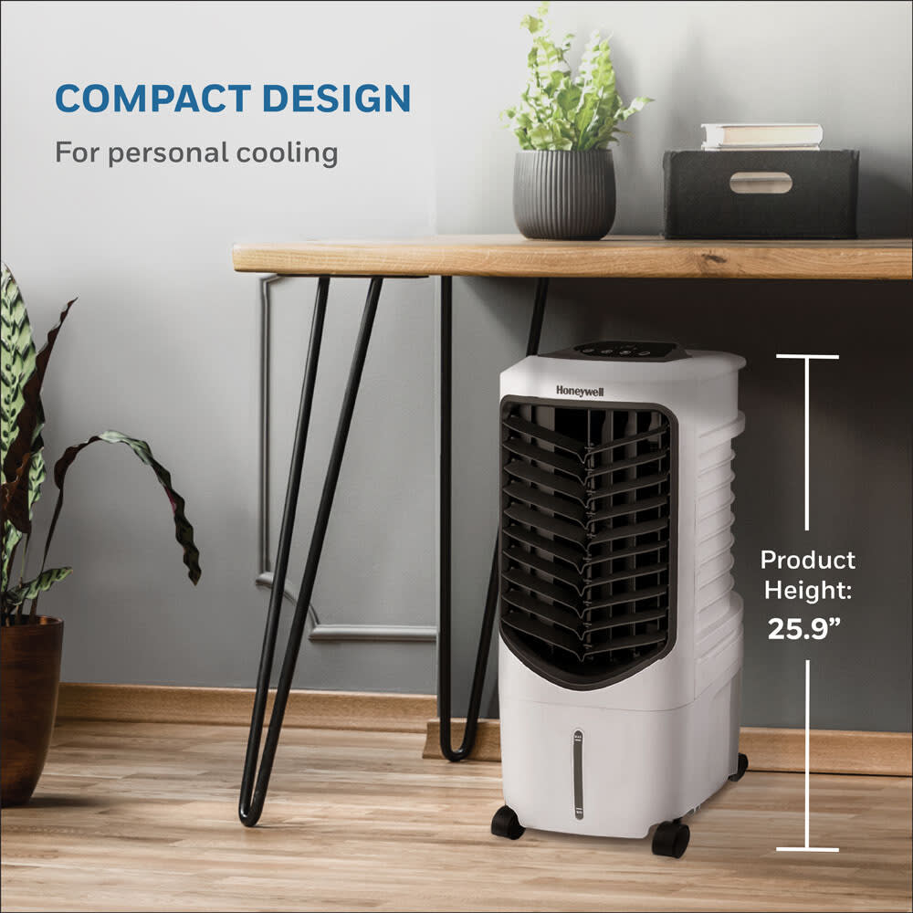 Honeywell TC09PEU 26 Inch Indoor Portable Evaporative Air Cooler with 3