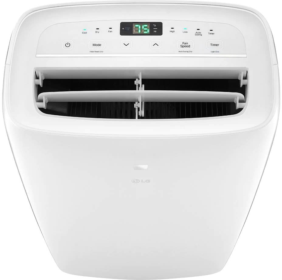 LG LP1020WSR 10,000 BTU Portable Air Conditioner with Programmable Timer, Auto Restart, 3 in 1