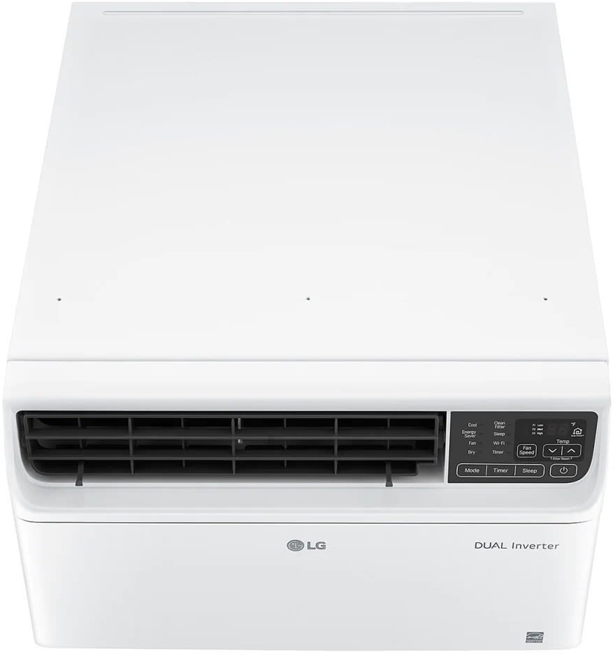 LG LW1019IVSM 9 500 BTU Window Smart Air Conditioner with SmartThinQ Lo Decibel Dual Inverter Technology Sleep Mode Washable Air Filter Auto Restart Remote Control and ENERGY STAR