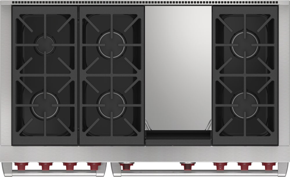 Wolf DF48650GSP 48 Inch Freestanding Dual-Fuel Smart Range