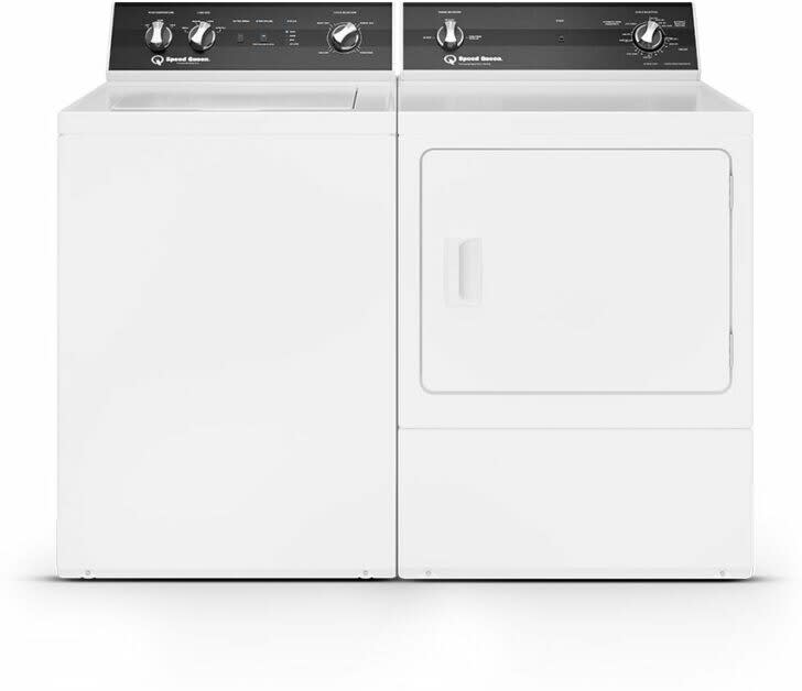 Speed Queen SQWADRGW3003 SidebySide Washer & Dryer Set with Top Load