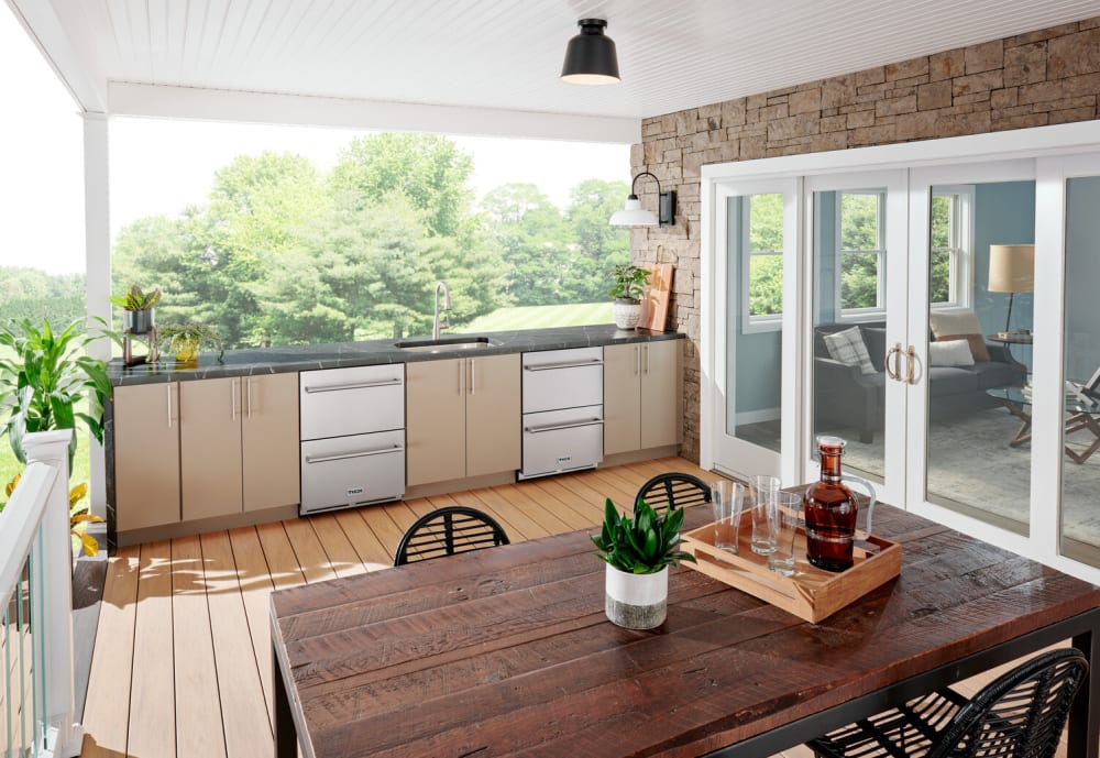 Thor Kitchen TRF24U 24 Inch Undercounter Drawer Refrigerator with 5.4