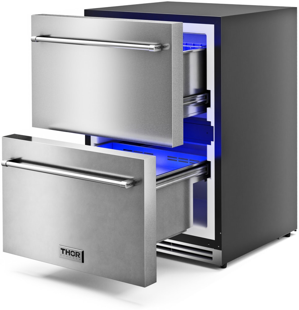 Thor Kitchen TRZ24U 24 Inch Indoor/Outdoor Undercounter Freezer Drawer