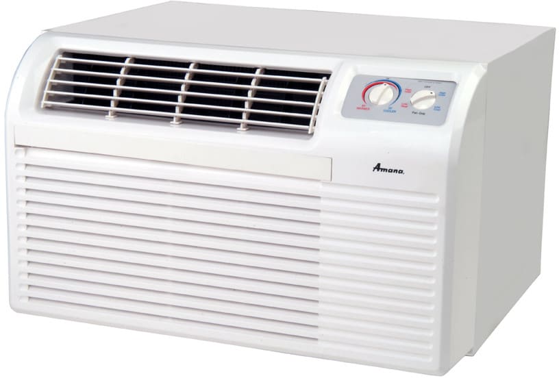 Amana PBE123B35MB 11,600 BTU ThroughtheWall MiniPTAC with 11,000 BTU Electric Heat Capacity