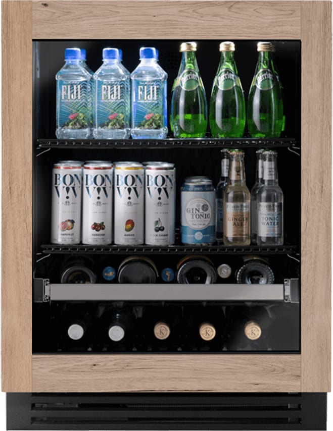 True Residential TUBADA24LGAO 24 Inch Panel Ready BuiltIn Undercounter Beverage Center with 5.0