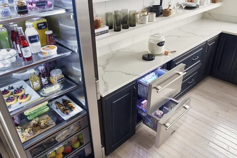 Residential undercounter freezer drawer 2025