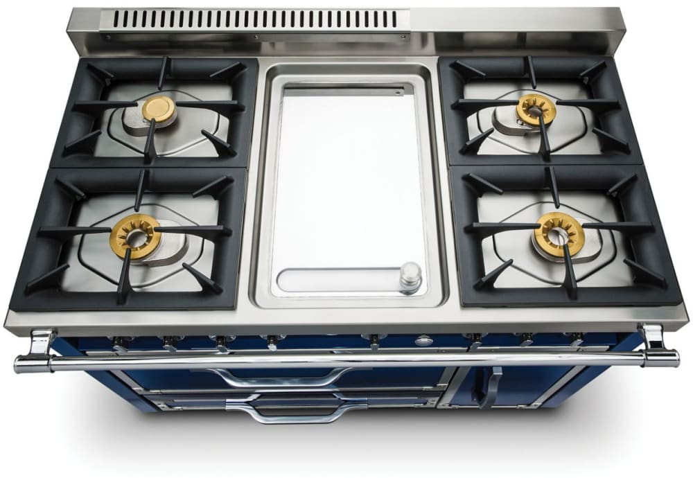 高炉　銘入り　ヴィンテージ Viking TVDR4814GCS 48 Inch Freestanding Dual Fuel Range with 4