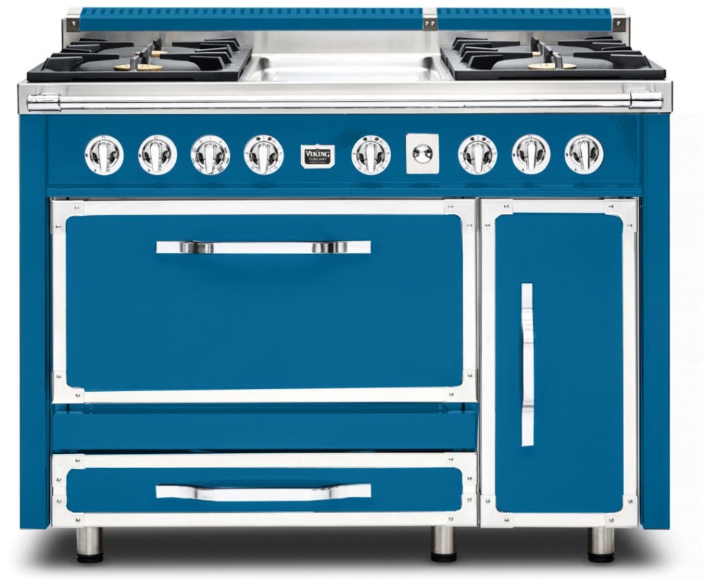 Viking TVDR4814GAB 48 Inch Freestanding Gas Range with 4 Sealed