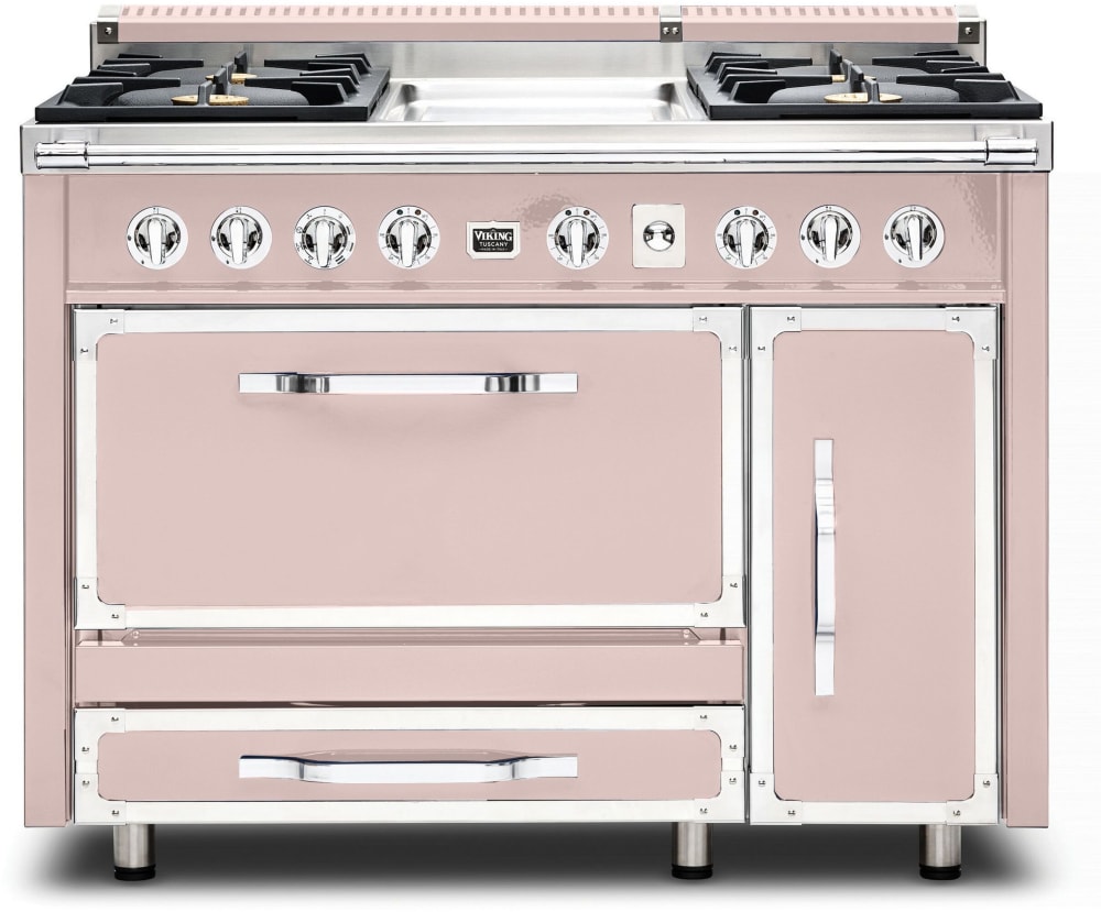 Viking TVDR4814GBH 48 Inch Freestanding Dual Fuel Range with 4