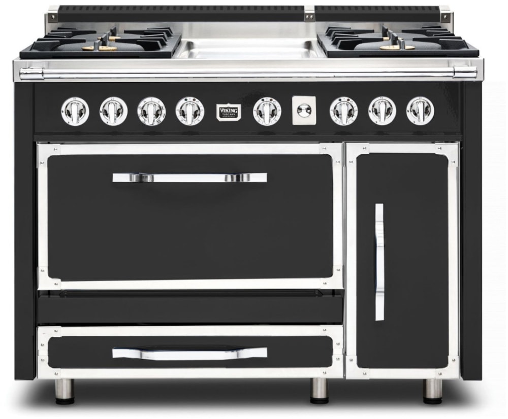 Viking TVDR4814GCS 48 Inch Freestanding Dual Fuel Range with 4