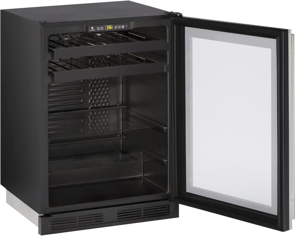 ULine U1224BEVS00B 24 Inch Builtin Beverage Center with 5.4 cu. ft