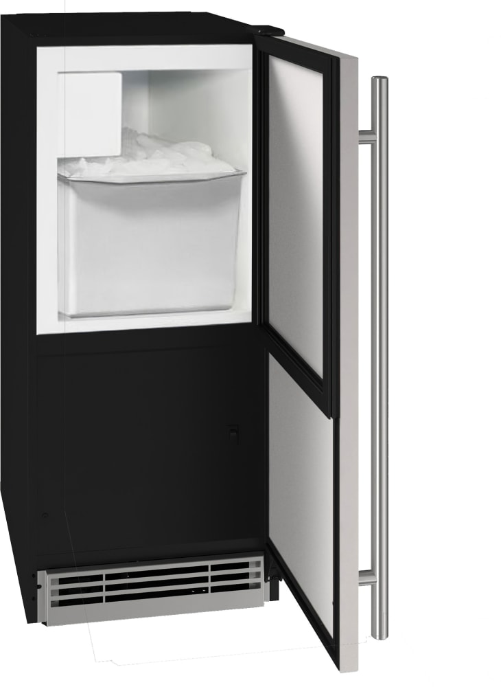ULine UHCR115BS01A 15 Inch Crescent Ice Maker with 25lb Daily