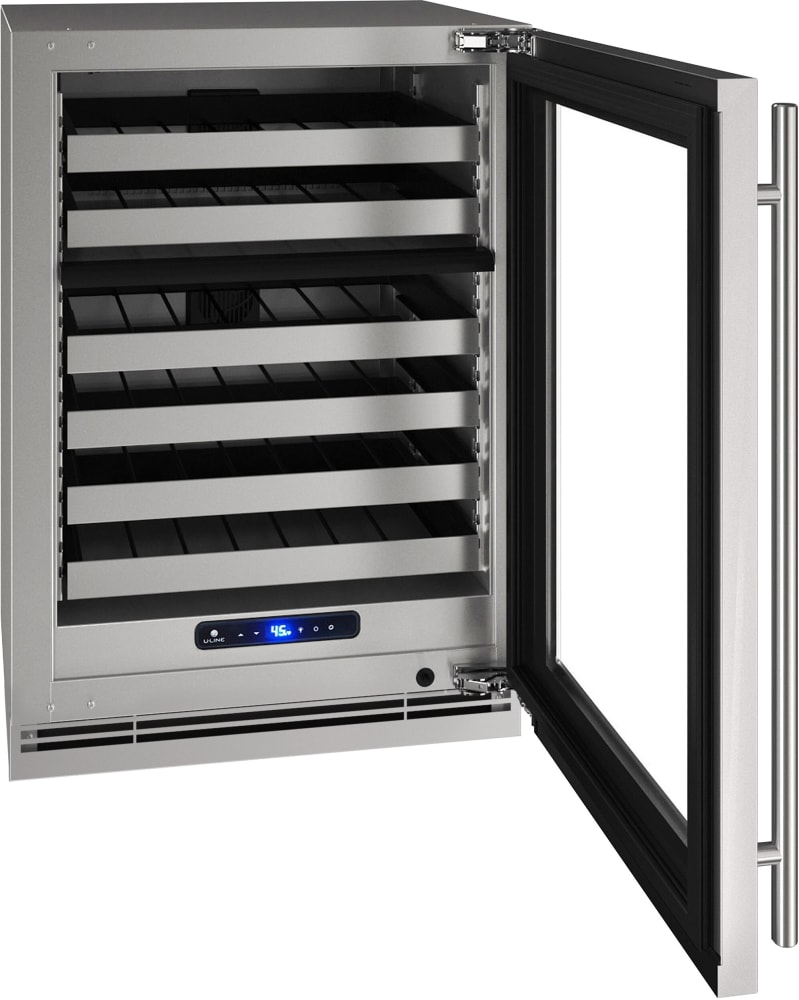 U-Line UHWD524IS01A 24 Inch Dual Zone Wine Refrigerator with 5.1