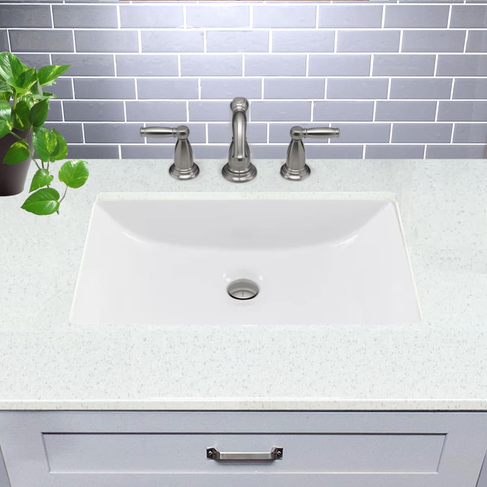 Nantucket Sinks UM16X11W 18 Inch Undermount Sink with Vitreous China