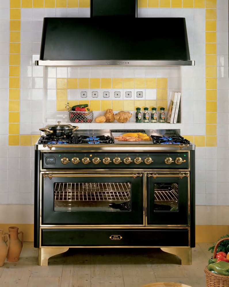Ilve UM120FDMPM 48 Inch Freestanding Dual Fuel Range with Integrated