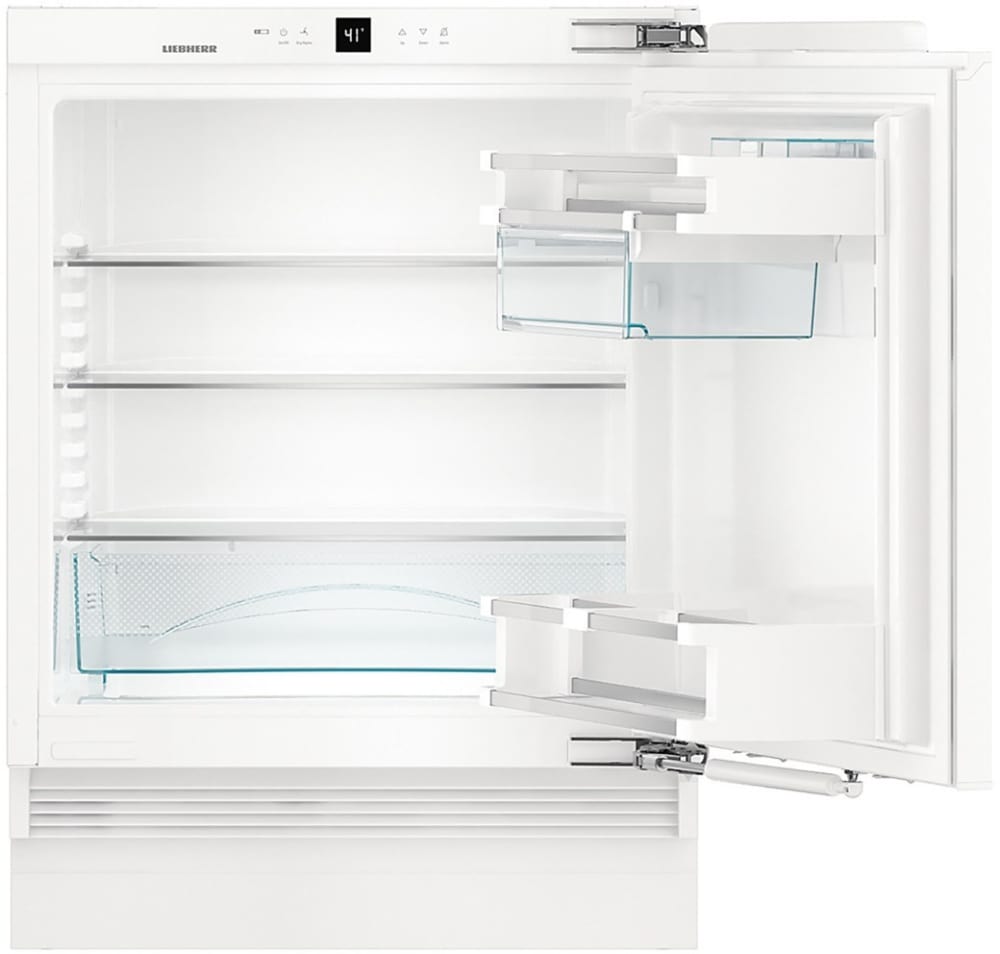 Liebherr UR500 24 Inch Built-In Undercounter Refrigerator with GlassLine Shelves, Egg Tray, Gallon Storage, LED Lighting, VarioBox, Vegetable Drawer, Electronic Display, SuperCool, SuperQuiet, SoftSystem, Panel Ready, 4.8 cu. ft. Capacity, Sabbath Mode, Star-K Certified, ADA Compliant and ENERGY STAR®
