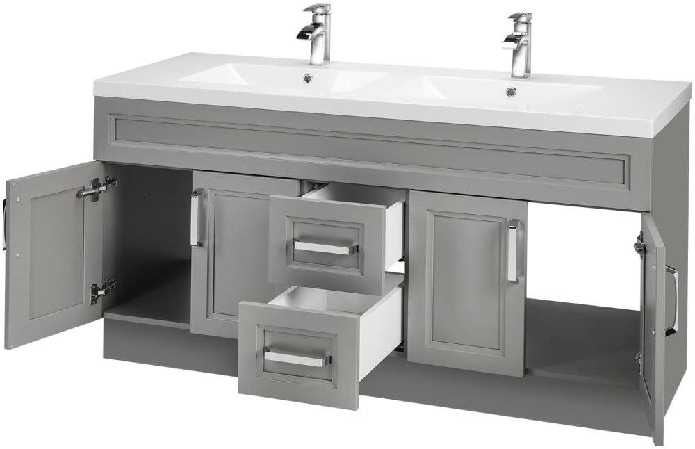 cutler kitchen and bath double vanity
