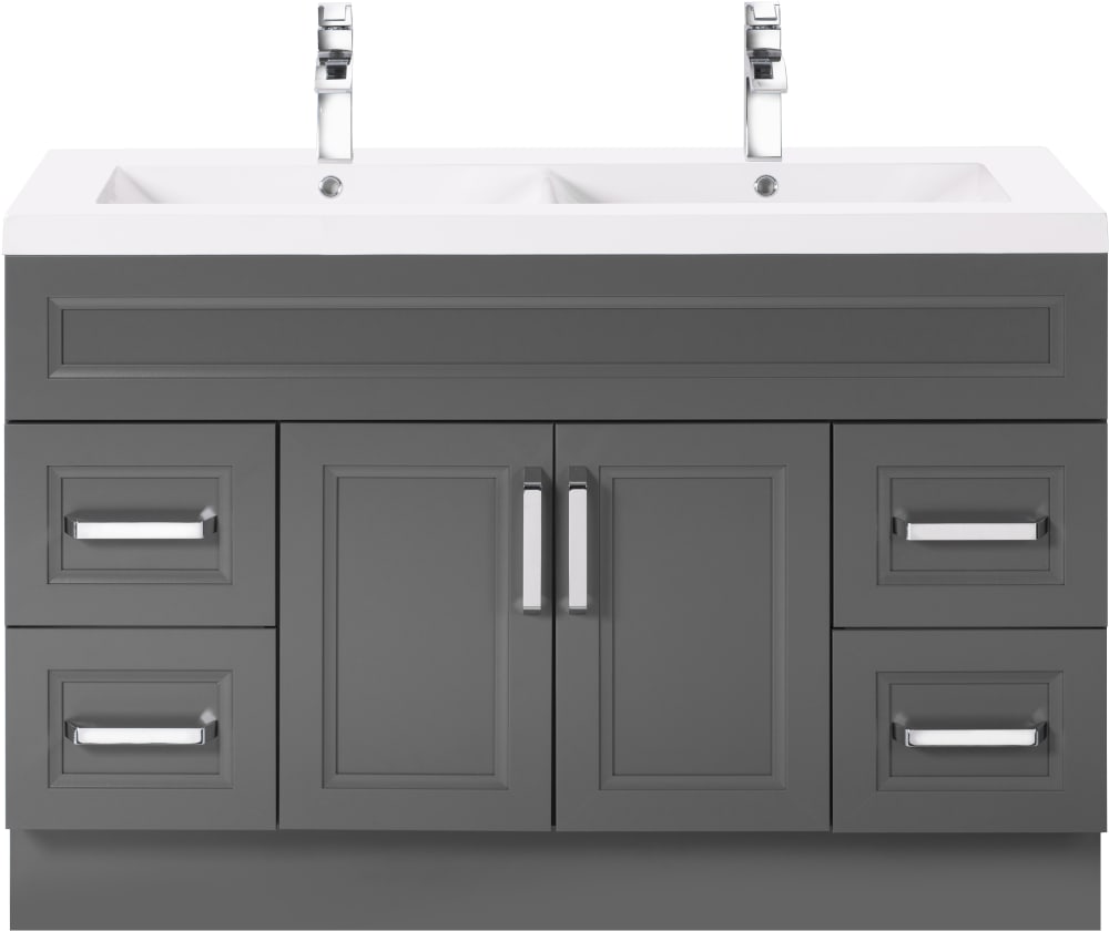 Cutler Kitchen Bath Urbsd48dbt 48 Inch Double Bowl Vanity With