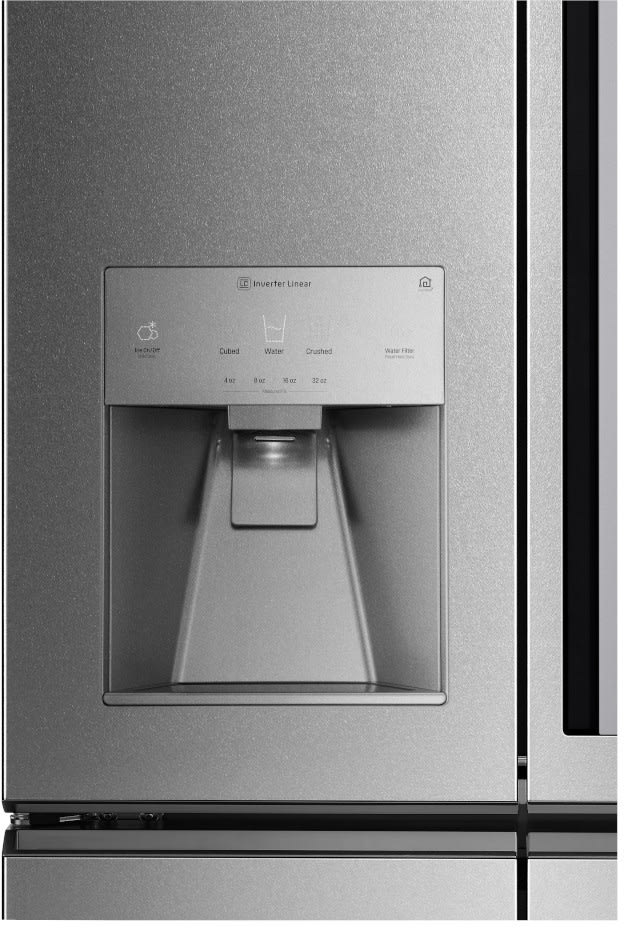 LG URNTS3106N 36 Inch Four Door Smart French Door Refrigerator with 30.80 Cu. Ft. Capacity