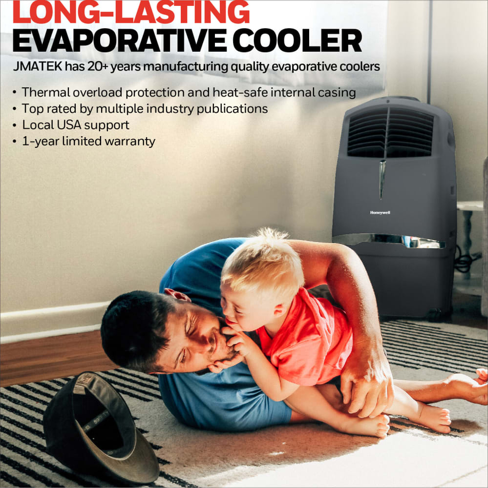 Honeywell CL30XC 34 Inch Indoor Portable Evaporative Air Cooler with 4