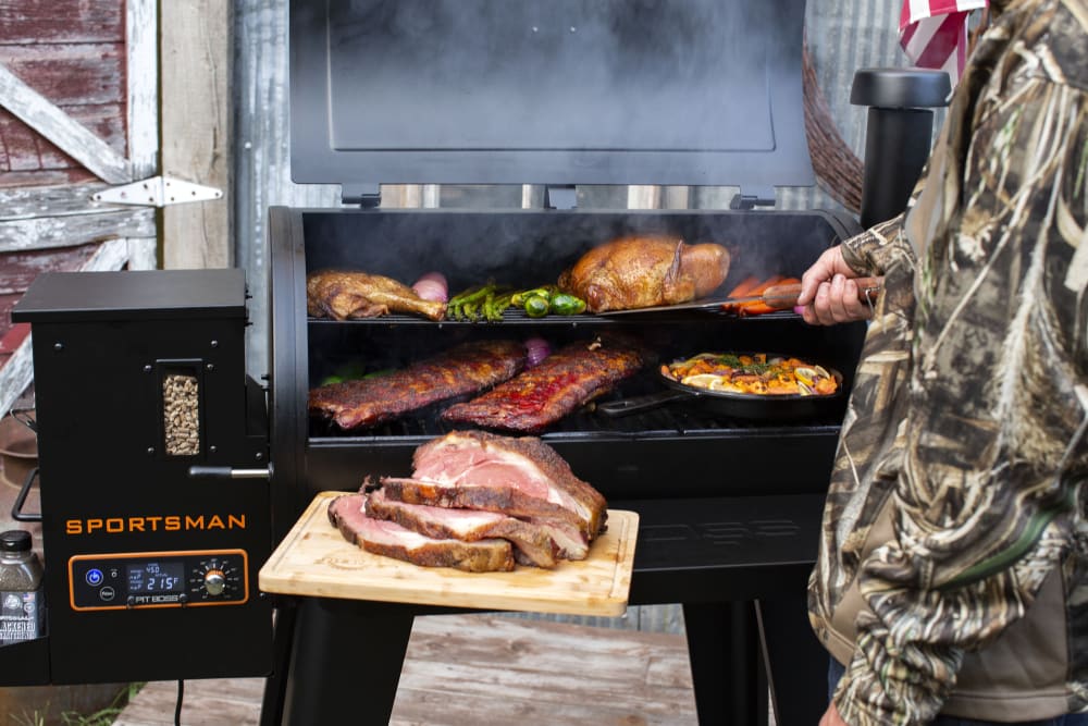 Pit Boss 10537 58 Inch Wood Pellet Grill with 849 Sq. In. Cooking