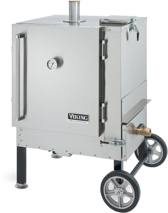 Viking VCPS303SS 30 Inch Portable Outdoor Gravity Feed Charcoal Smoker
