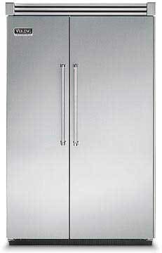 Viking VCSB483BK 48 Inch Built-in Side by Side Refrigerator with
