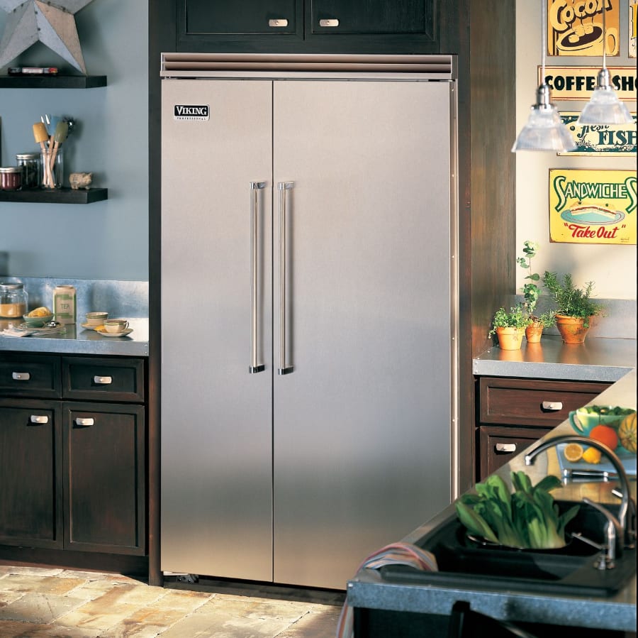 Viking VCSB5483RE 48 Inch Counter Depth Built-In Side by Side