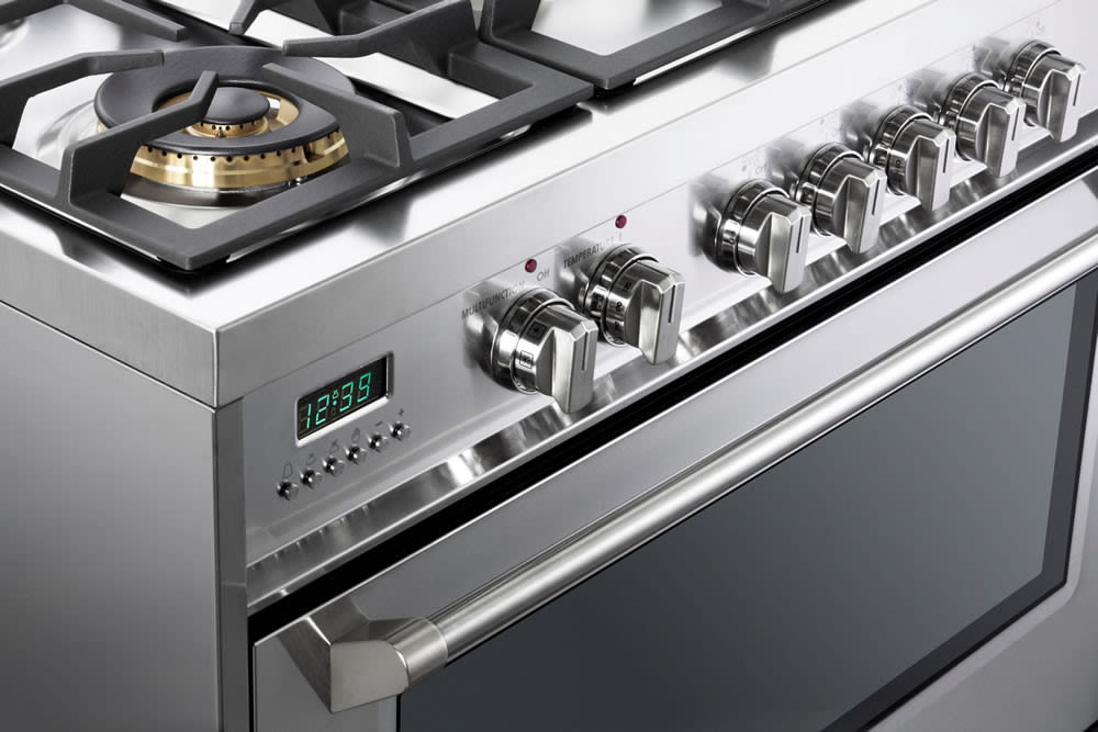 Verona VDFSGE365W 36" Freestanding Dual Fuel Range with 5 Sealed