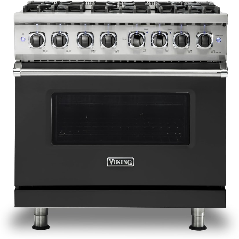 Viking VDR5366BCS 36 Inch Freestanding Professional Dual Fuel Range with 6 Sealed Burners, 5.6