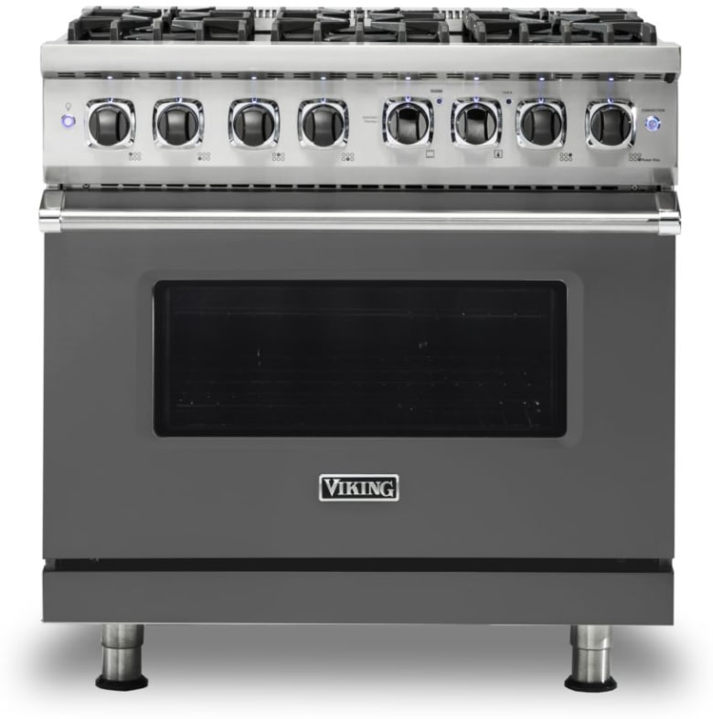 Viking VDR5366BDGLP 36 Inch Freestanding Professional Dual Fuel Range