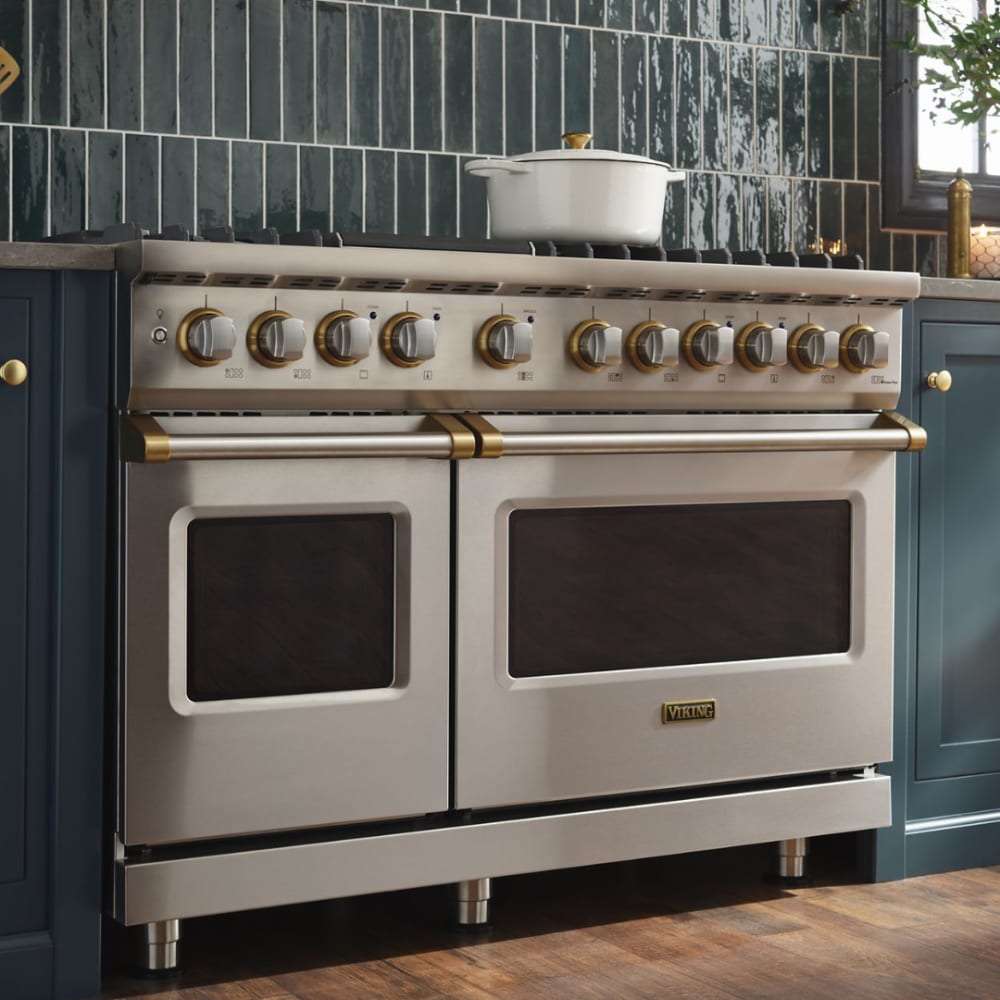 Viking VDR5486GSSBB 48 Inch Freestanding Professional Dual Fuel