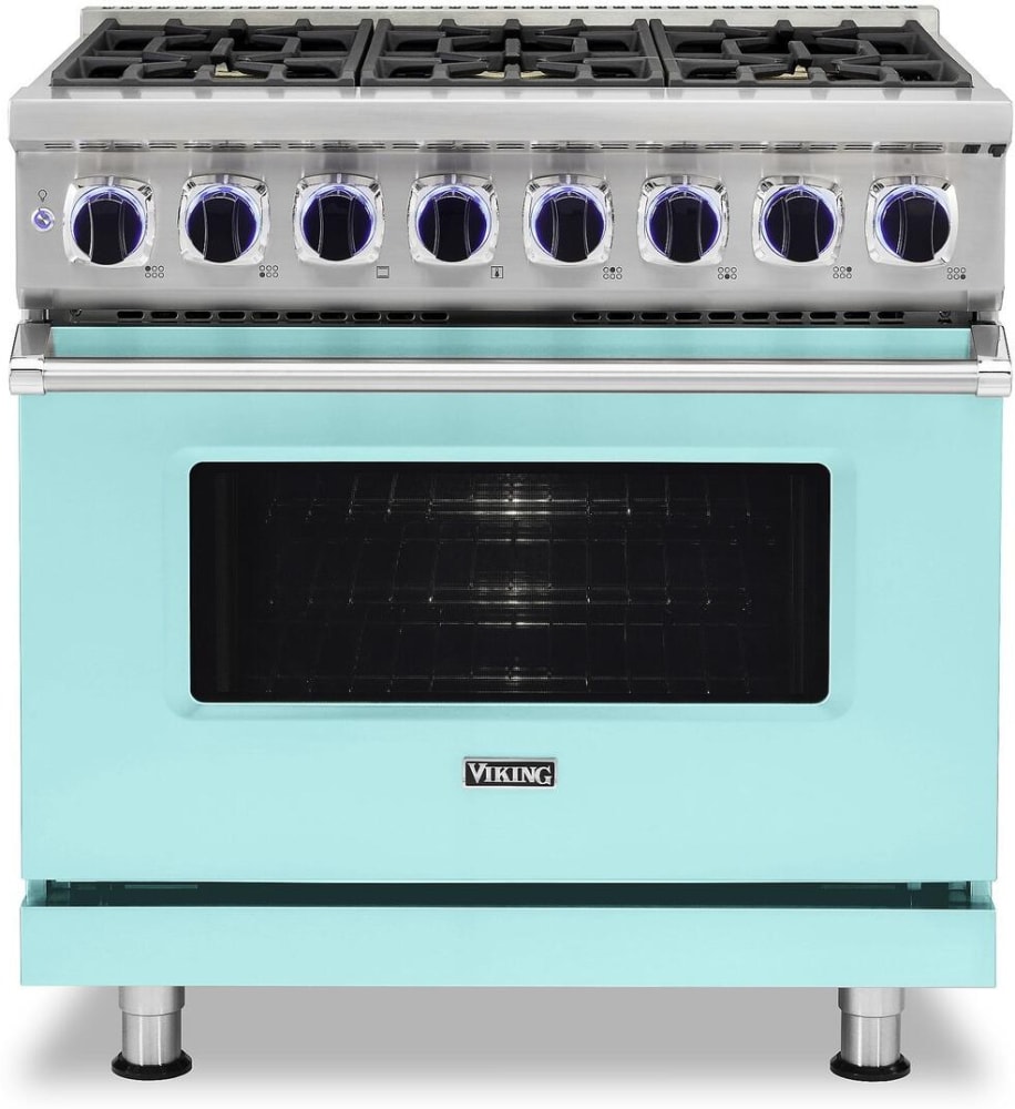 Viking VDR73626BBW 36 Inch ProStyle DualFuel Range with 6 Viking