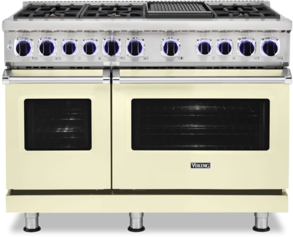 Viking VDR74826GVC 48 Inch Freestanding Dual Fuel Range with 6 Sealed