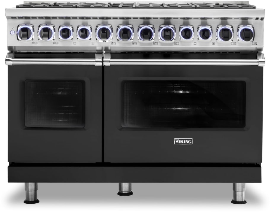 Viking VDR74828BCS 48 Inch Freestanding Dual Fuel Range with 8 Sealed