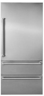 Viking VI736BDPRSS 36 Inch Integrated Bottom Freezer Refrigerator