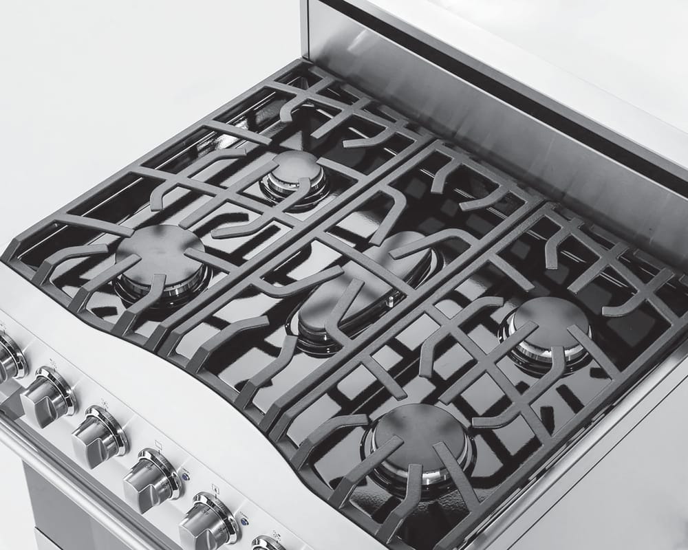 Viking RVGR33015BSS 30 Inch Freestanding Gas Range with 5 Sealed Burners, 18,000 BTU, 4.0 cu. ft