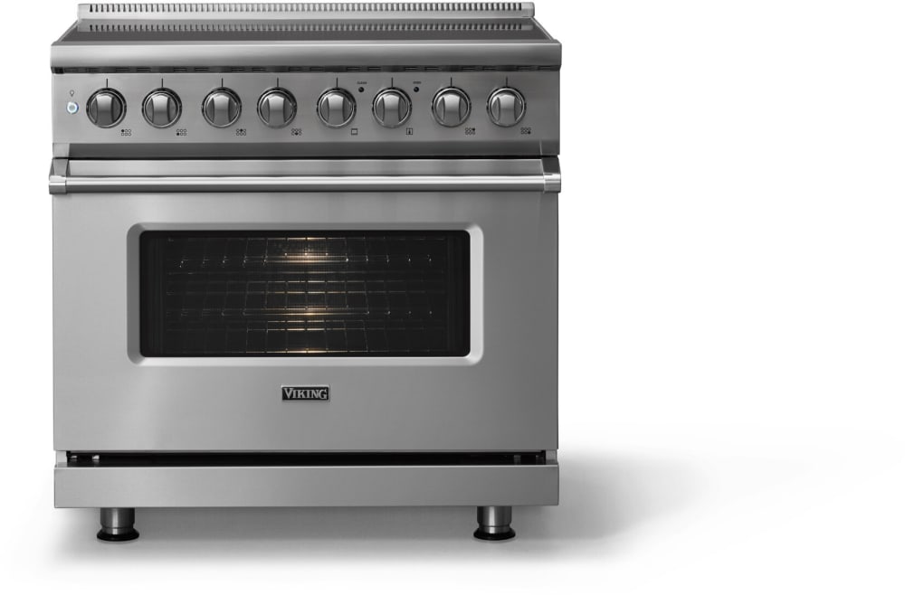 Viking VIR53646BSS 36 Inch Freestanding Induction Range with 6