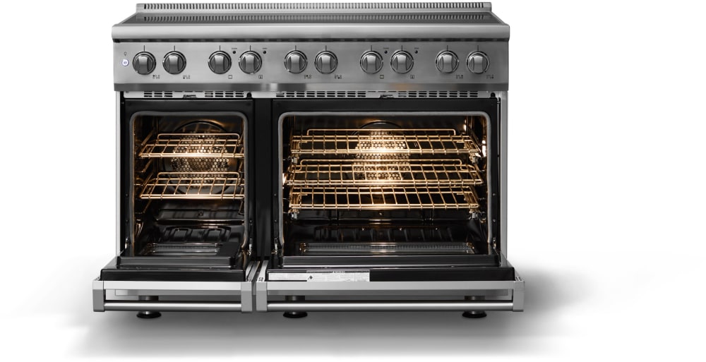 Viking VIR54846BSS 48 Inch Freestanding Induction Range with 6