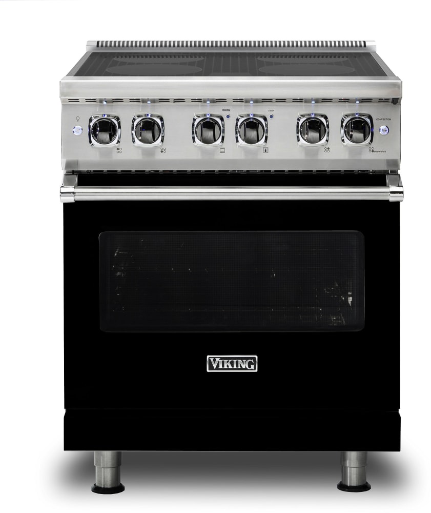 Viking VIR53014BBK 30 Inch Freestanding Induction Range with 4 Burners