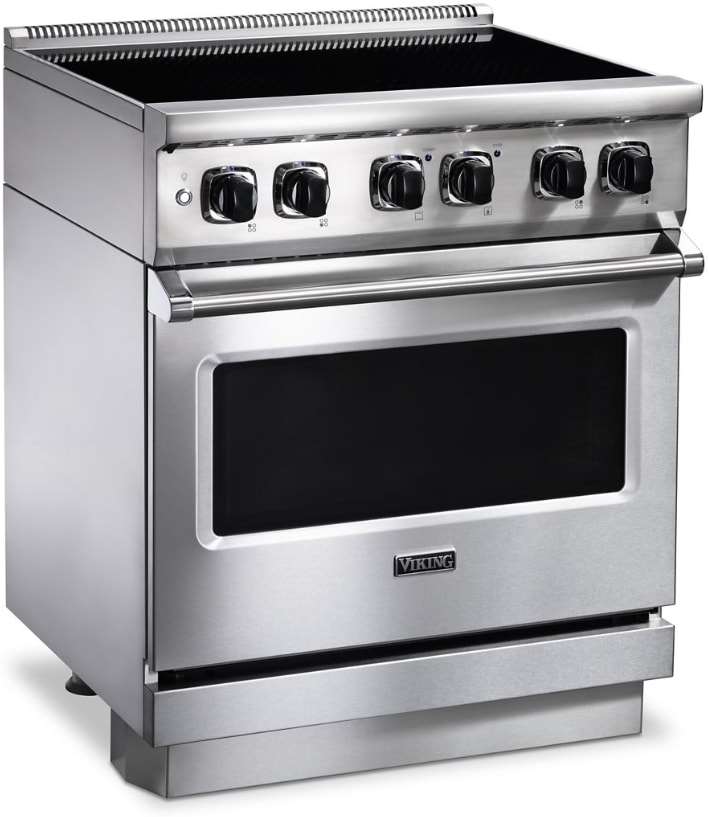 Viking VIR53024BSS 30 Inch Freestanding Induction Range with 4 Elements