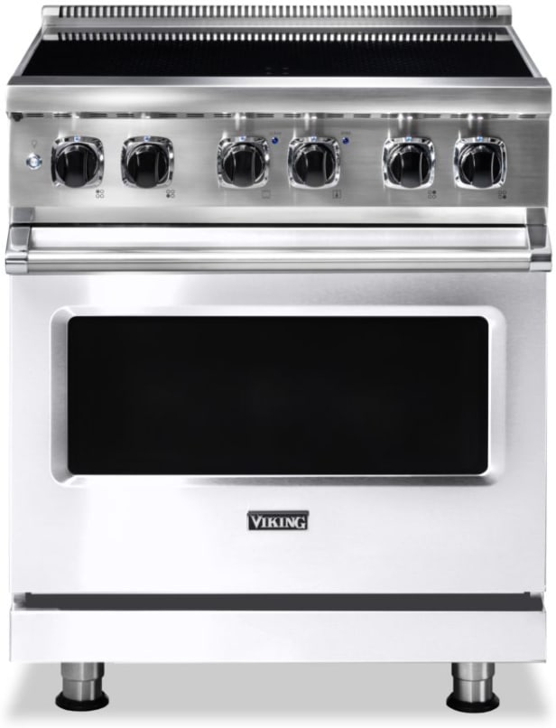 Viking VIR53024BWH 30 Inch Freestanding Induction Range with 4 Elements
