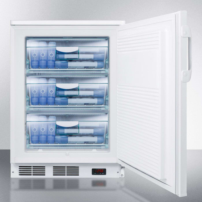30 Degrees C Operation Temperature Alarm & Display and Front Lock ft 4.0 cu Counter-Depth Laboratory Upright Freezer with Manual Defrost Capable of 