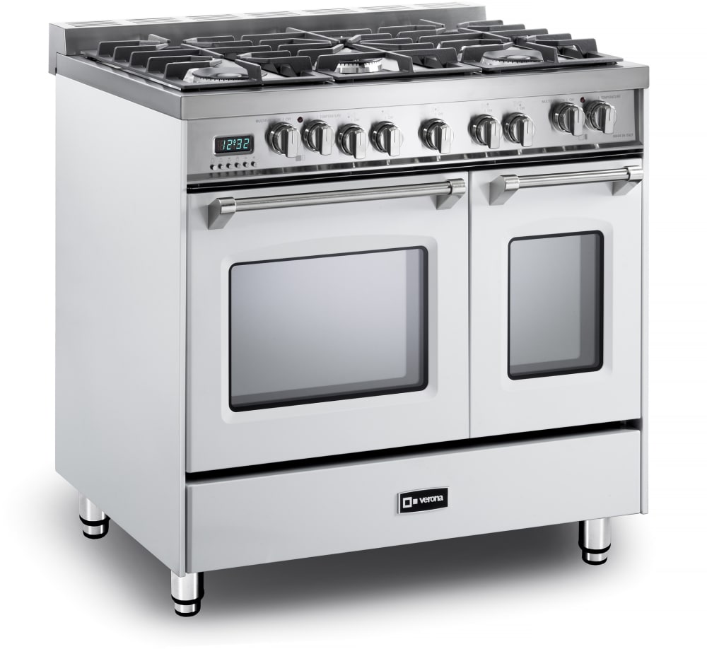 Verona VPFSGE365DW 36 Inch Freestanding Dual Fuel Range with 5 Sealed