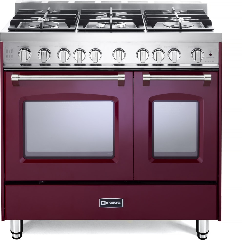 Verona VPFSGG365DBU 36 Inch Freestanding Gas Range with 5 Sealed