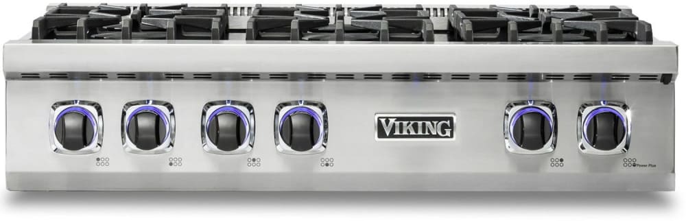 Viking 7 Series VRT7366BSS 36 Inch Gas Rangetop with 6 Viking