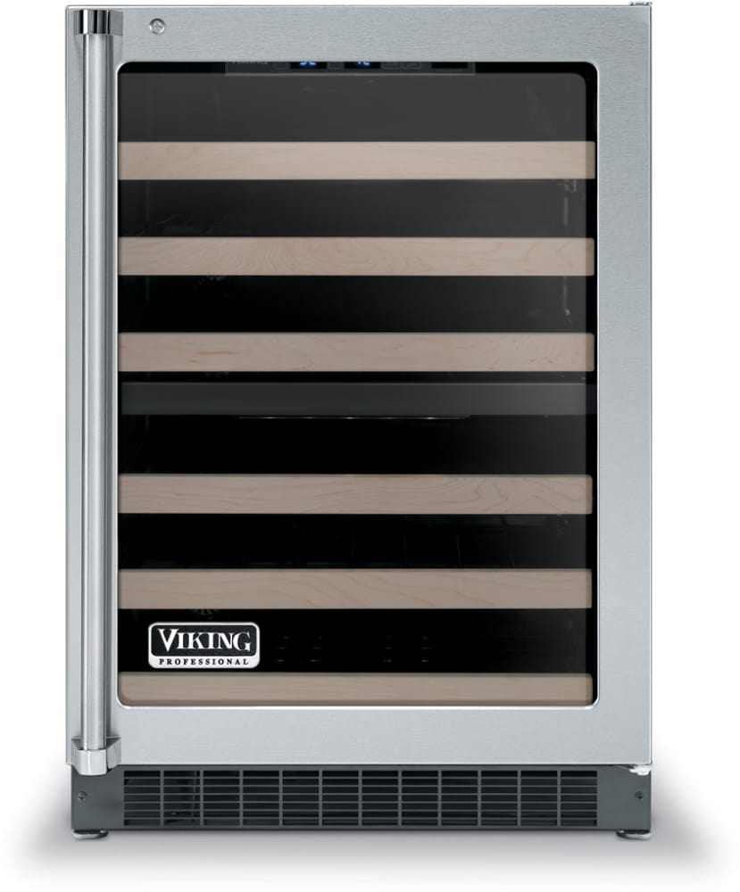 Viking VUWC2441CRSS 24 Inch Dual Zone Wine Cellar with 44-Bottle